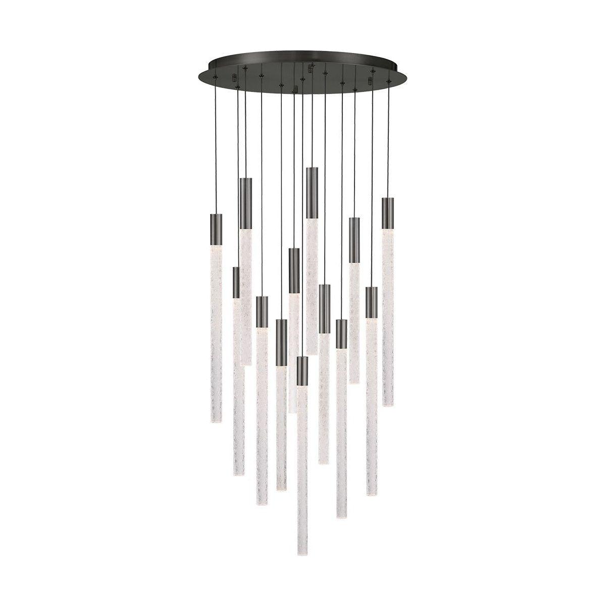 Lib & Co. Canada - 12272-048 - LED Chandelier - Gravina - Brushed Gun Metal