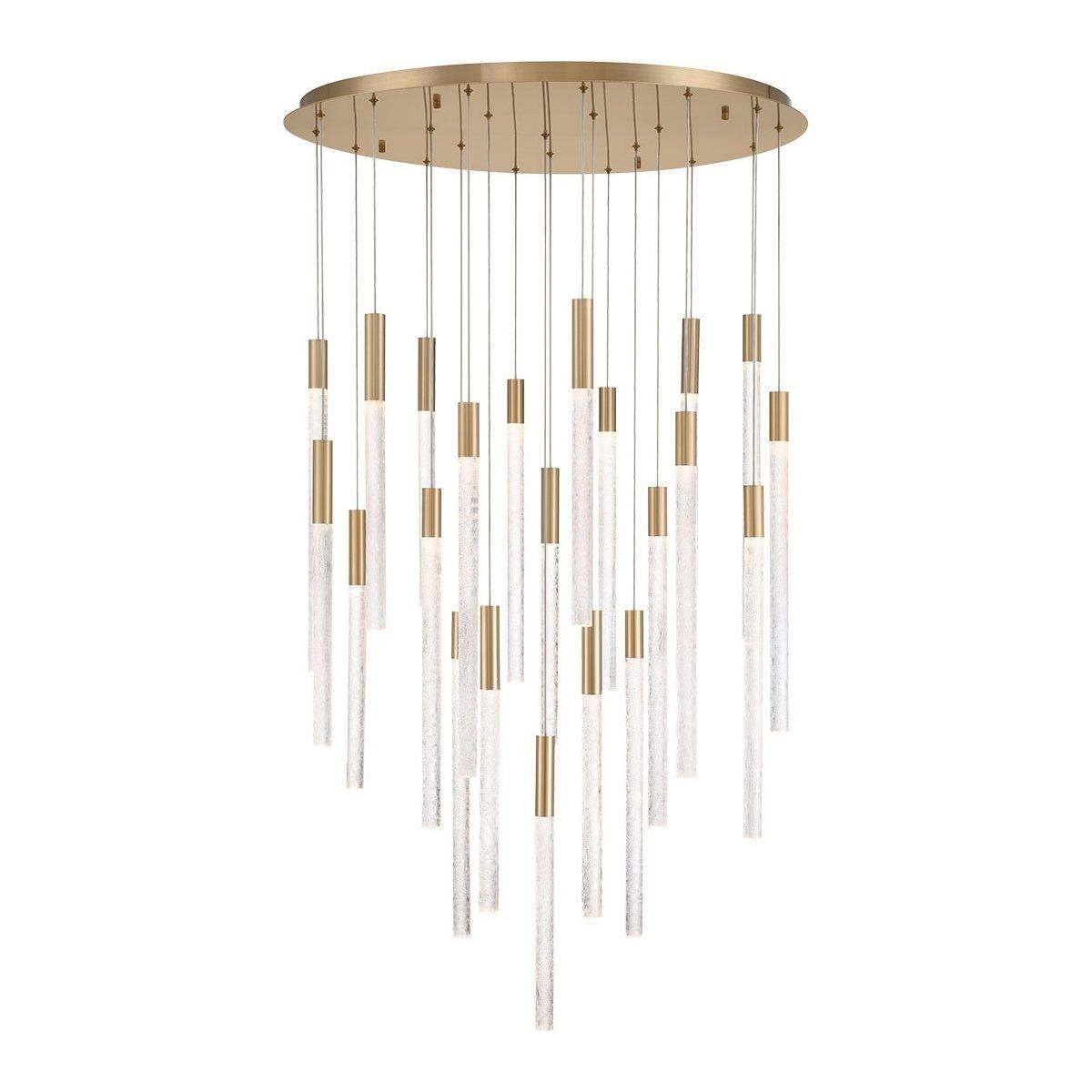 Lib & Co. Canada - 12273-037 - LED Chandelier - Gravina - Brushed Brass