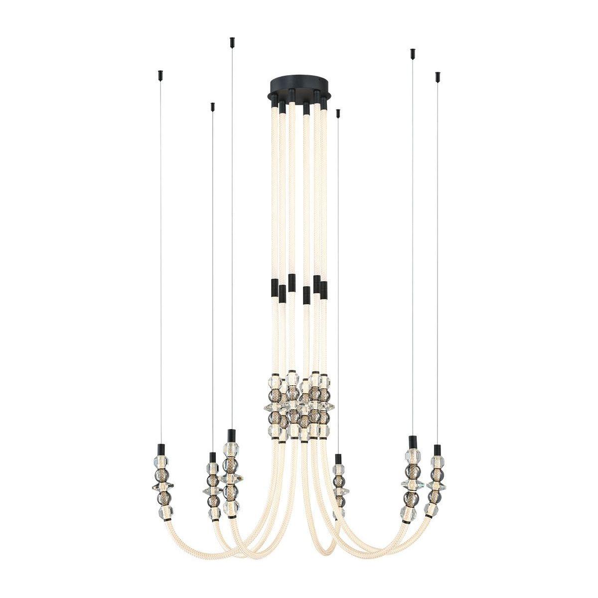 Lib & Co. Canada - 12284-02 - LED Chandelier - Alcamo - Matte Black