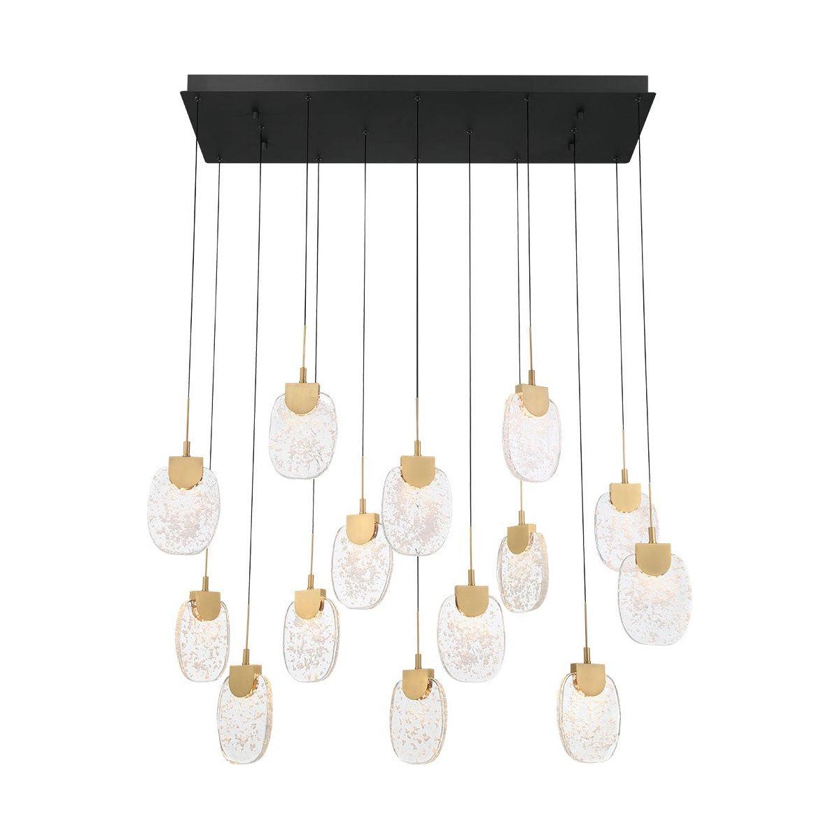 Lib & Co. Canada - 12294-02 - LED Chandelier - Castelo - Matte Black