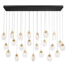 Lib & Co. Canada - 12296-02 - LED Chandelier - Castelo - Matte Black