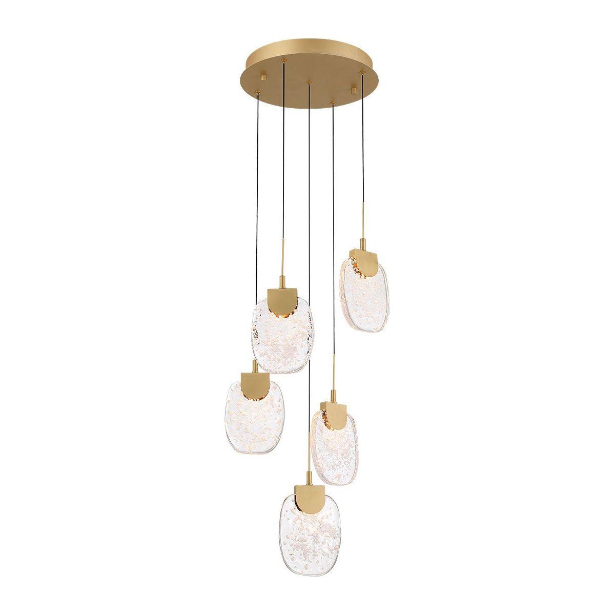 Lib & Co. Canada - 12297-030 - LED Chandelier - Castelo - Painted Antique Brass