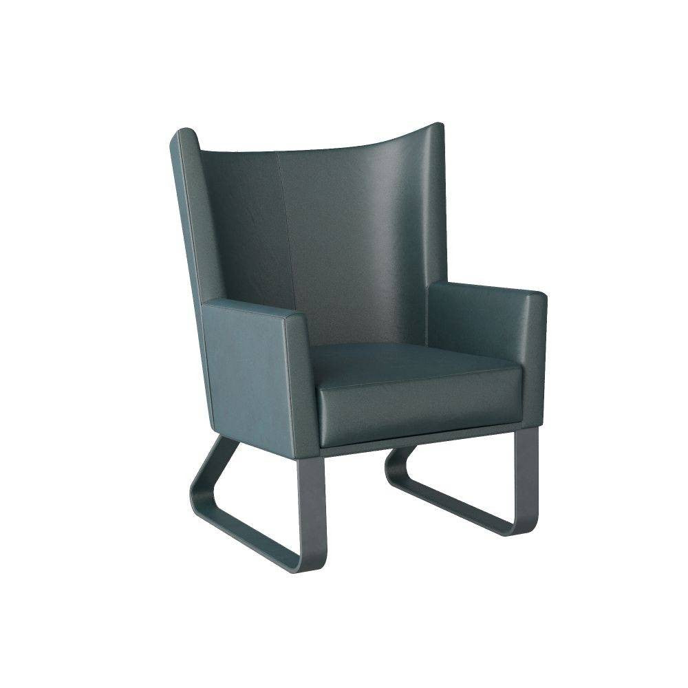 Arteriors - FRI09 - Chaise - Bleuback - Cuir Storm
