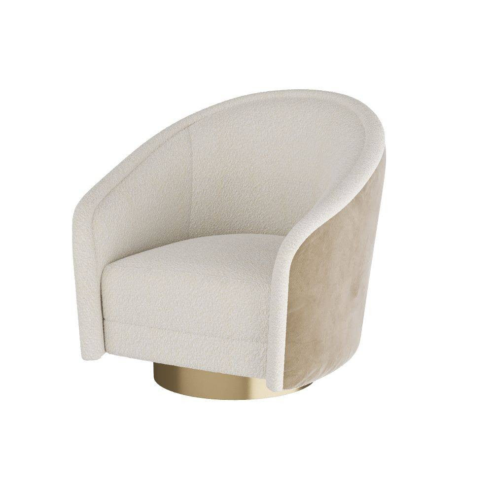 Arteriors - FRU05 - Chaise - Aljona - Crème Sherpa