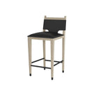 Arteriors - FSI08 - Tabouret de bar - Bardane - Cuir ébène