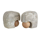 Arteriors - GAATI01 - Serre-livres, lot de 2 - Melt - Gris
