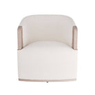 Arteriors - GDFRU01 - Fauteuil Lounge - Reveal - Lin couleur os/Chêne cérusé/Clous décoratifs en laiton antique