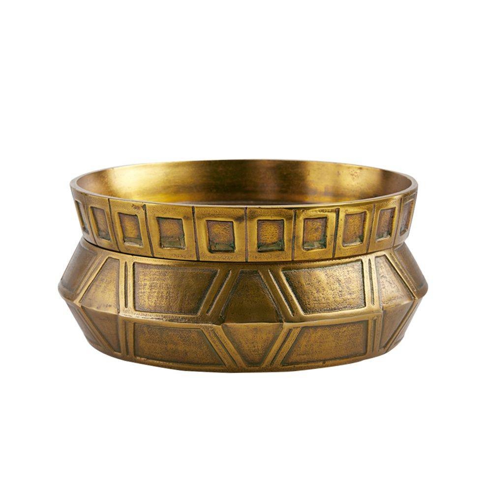 Arteriors - GKAYI01 - Centre de table, lot de 2 - Millenia - Laiton antique