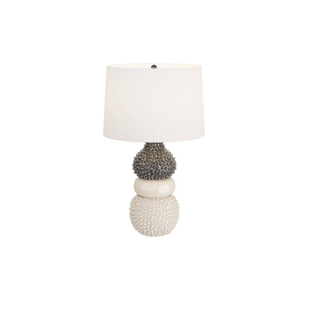 Artérielles - PTC13-SH024 - Lampe de table Basilio - Céramique Ivoire Craquant.