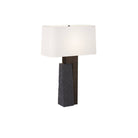 Artères antérieures - PTC17-429 - Lampe de table - Bois de bruyère - Charbon, Pierre de riz