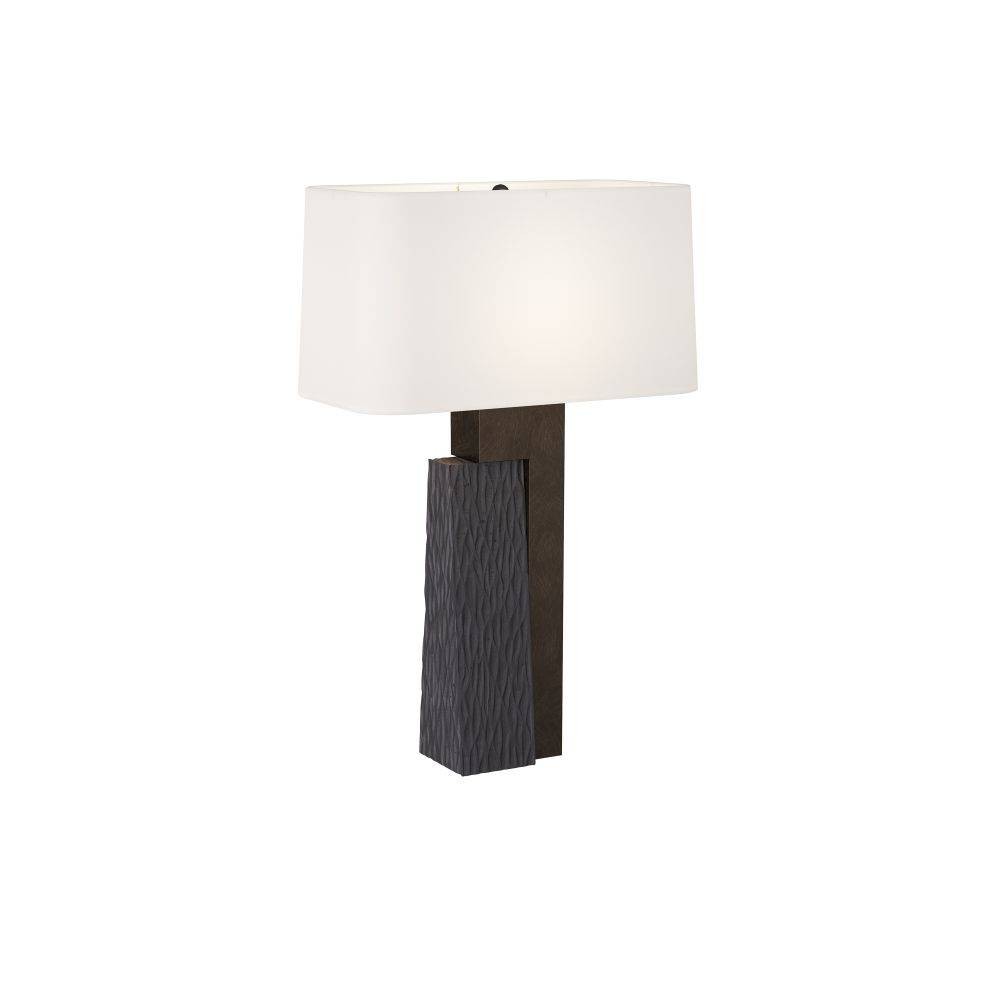 Artères antérieures - PTC17-429 - Lampe de table - Bois de bruyère - Charbon, Pierre de riz