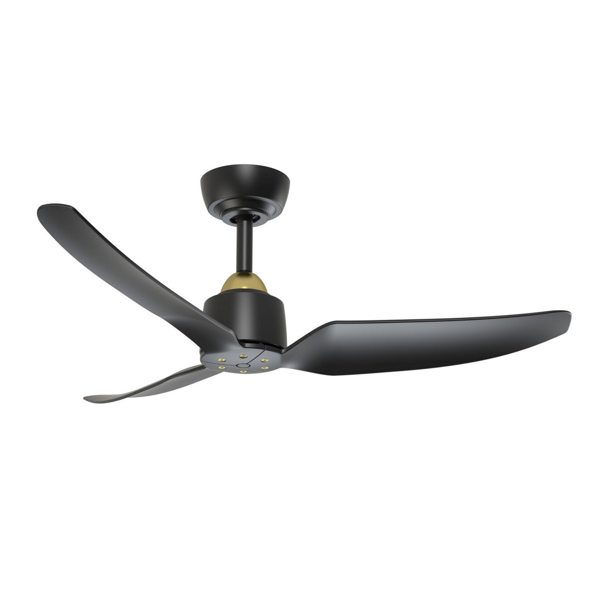 Kuzco Canada - CF92942-BG/MB - 42"Ceiling Fan - Hugo - Brushed Gold/Matte Black