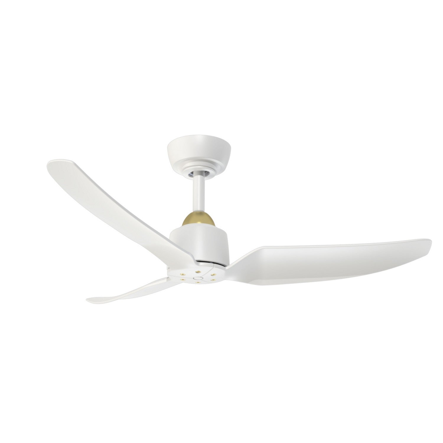 Kuzco Canada - CF92942-BG/WH - 42"Ceiling Fan - Hugo - Brushed Gold/Matte White