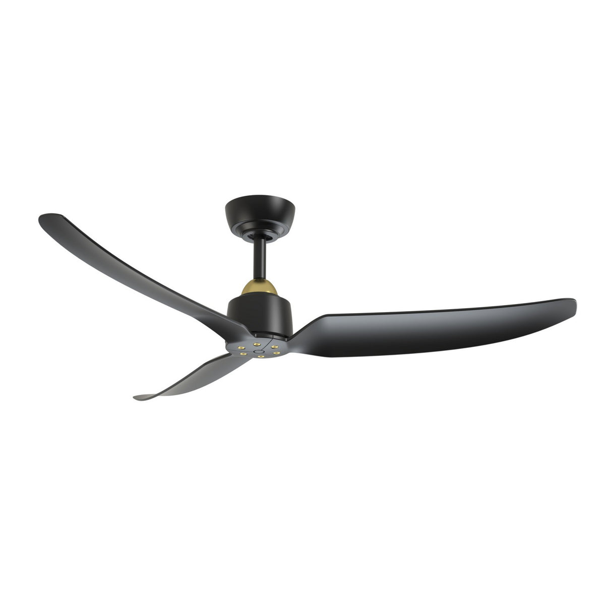 Kuzco Canada - CF92952-BG/MB - 52"Ceiling Fan - Hugo - Brushed Gold/Matte Black