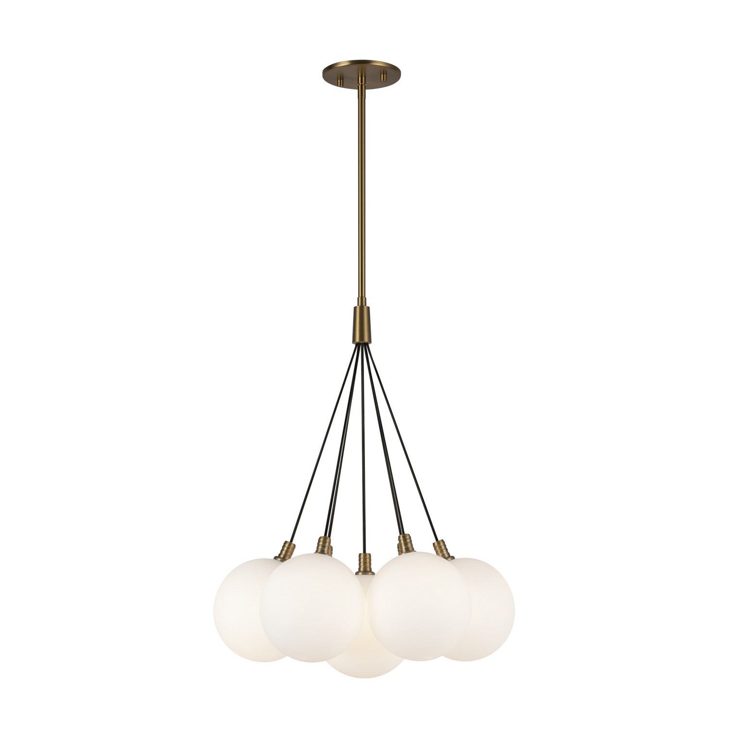 Kuzco Canada - CH3117-BG/OP - LED Chandelier - Bolla - Brushed Gold/Opal Glass