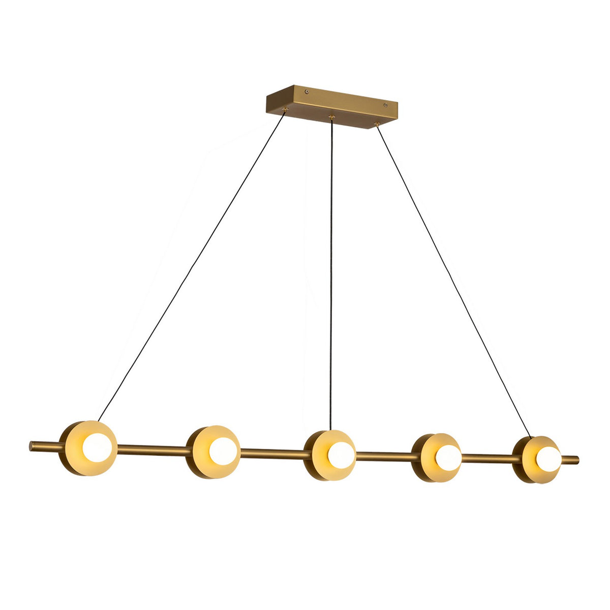 Kuzco Canada - LP15548-BG-UNV - LED Linear Pendant - Elixir - Brushed Gold