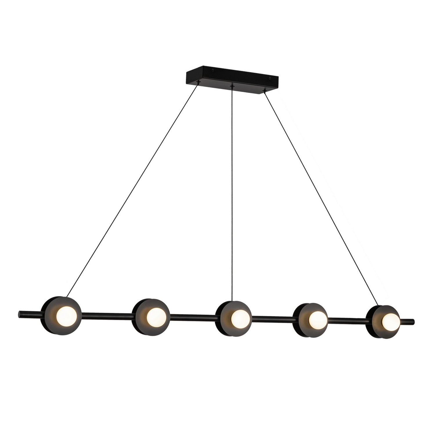 Kuzco Canada - LP15548-BK-UNV - LED Linear Pendant - Elixir - Black