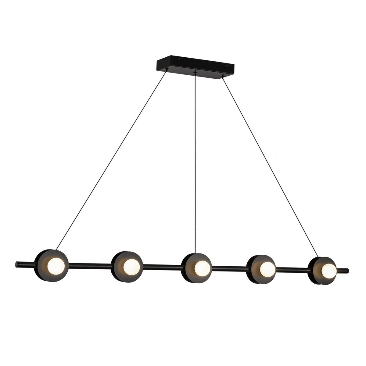 Kuzco Canada - LP15548-BK-UNV - LED Linear Pendant - Elixir - Black