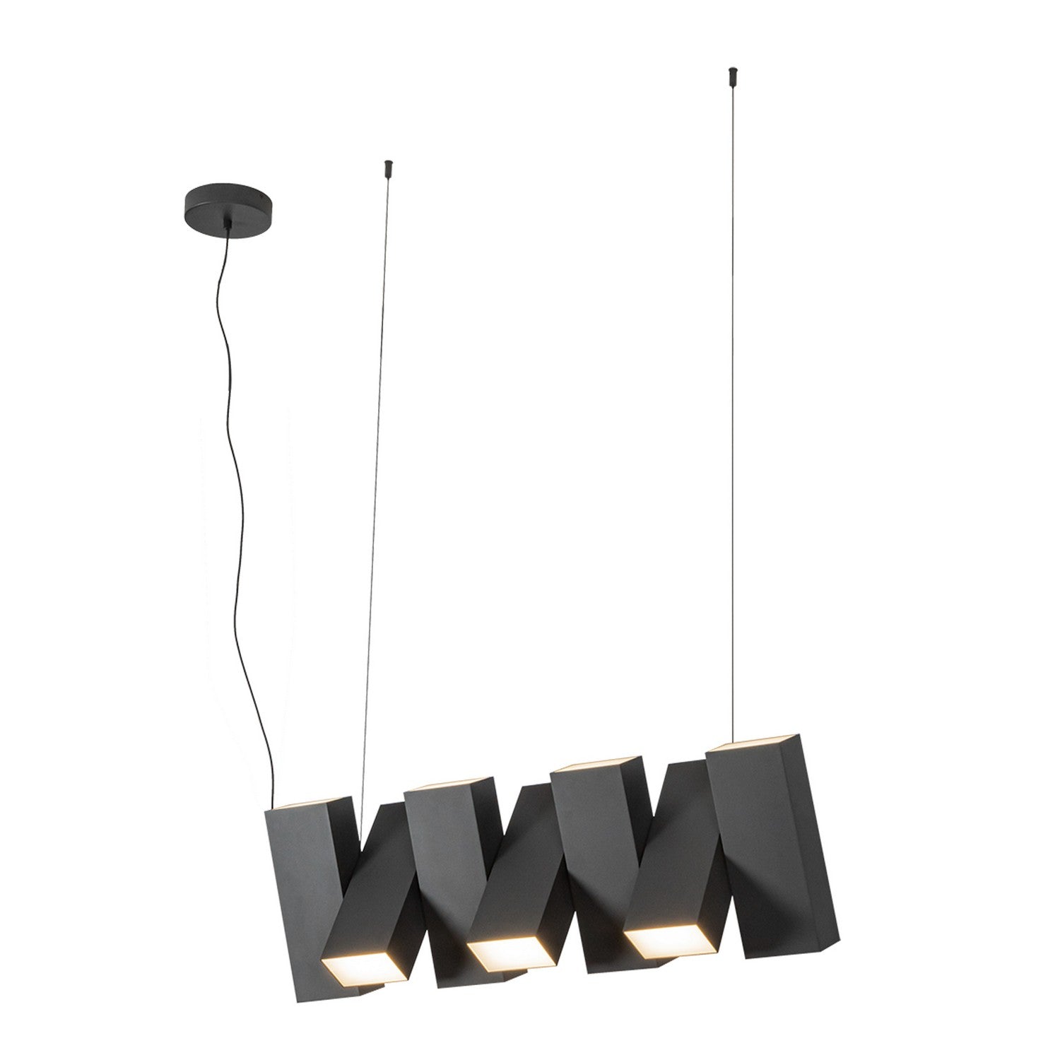 Kuzco Canada - LP17435-BK-UNV - LED Linear Pendant - Domino - Black