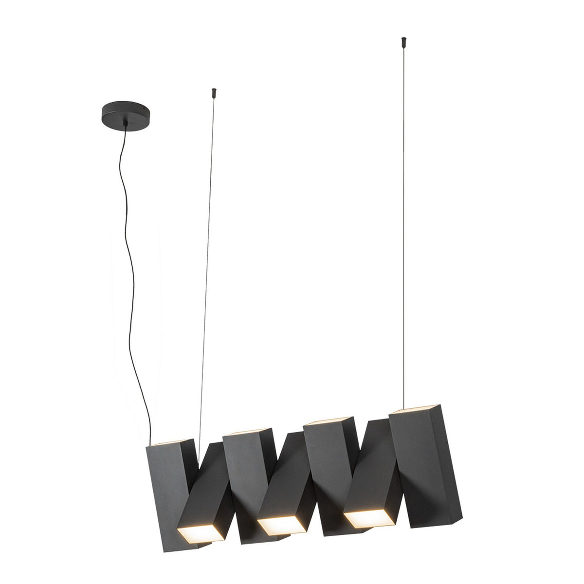 Kuzco Canada - LP17435-BK-UNV - LED Linear Pendant - Domino - Black