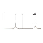 Kuzco Canada - LP17910-BK-UNV-010 - LED Linear Pendant - Thread - Black