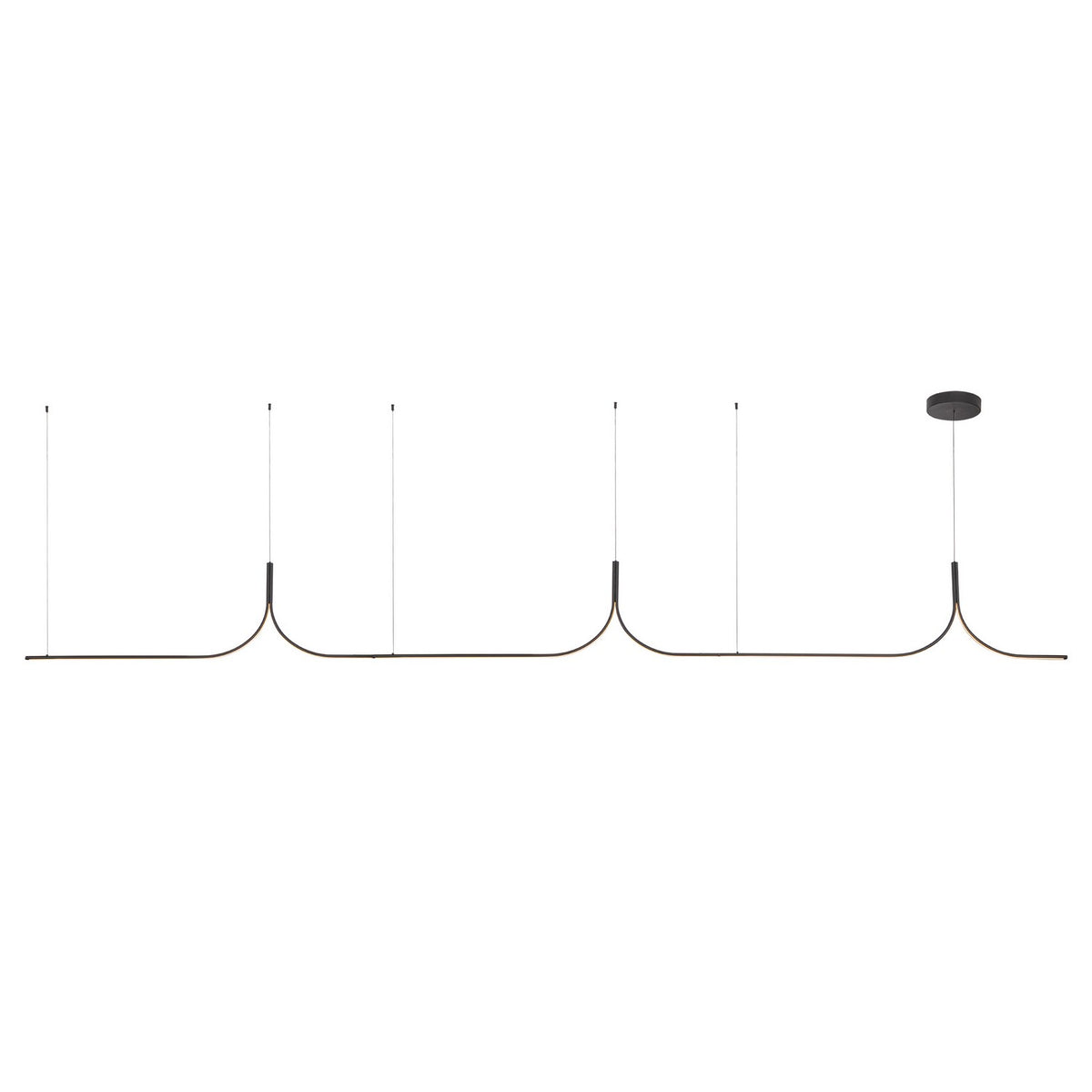 Kuzco Canada - LP17915-BK-UNV-010 - LED Linear Pendant - Thread - Black