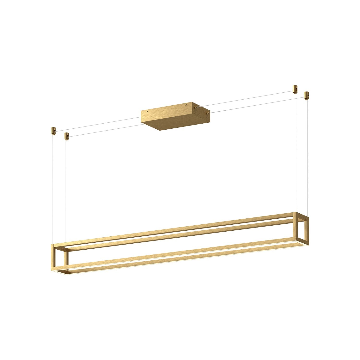 Kuzco Canada - LP45548-BG-UNV - LED Linear Pendant - Plaza - Brushed Gold