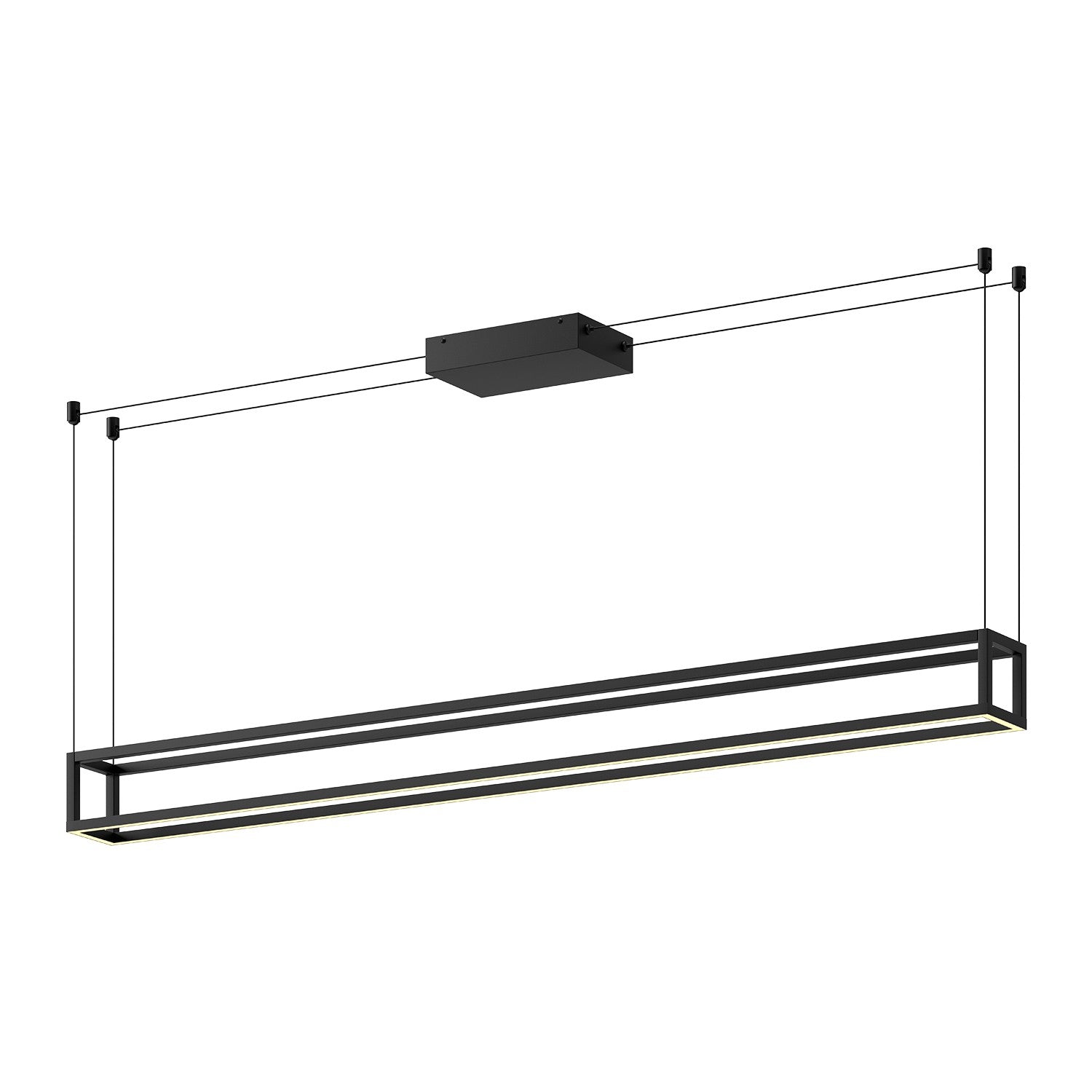 Kuzco Canada - LP45560-BK-UNV - LED Linear Pendant - Plaza - Black