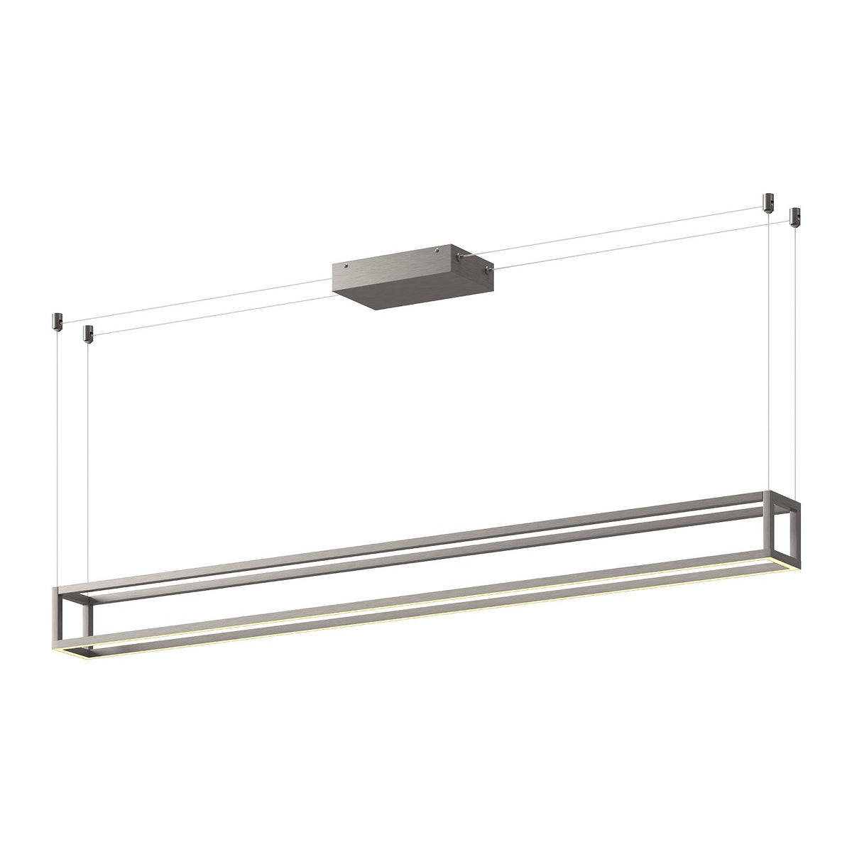 Kuzco Canada - LP45560-BN-UNV - LED Linear Pendant - Plaza - Brushed Nickel