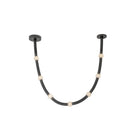 Kuzco Canada - PD39307-BK/OP-UNV - LED Pendant - Corda - Black/Opal Glass