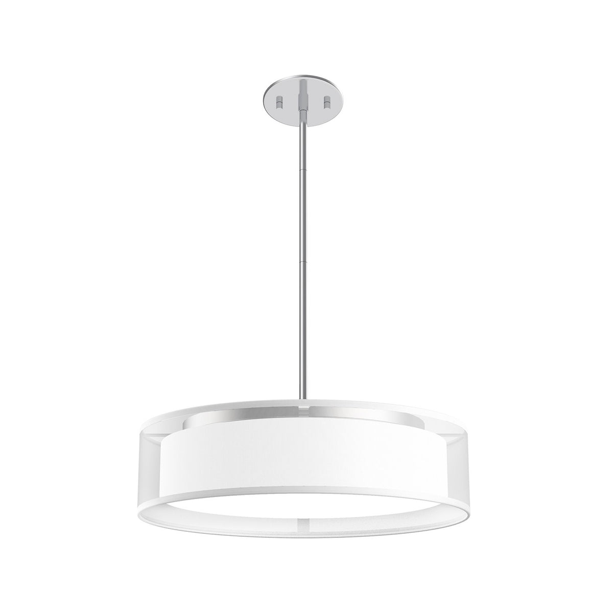 Kuzco Canada - PD7916-WOR-5CCT - LED Pendant - Dalton - White Organza