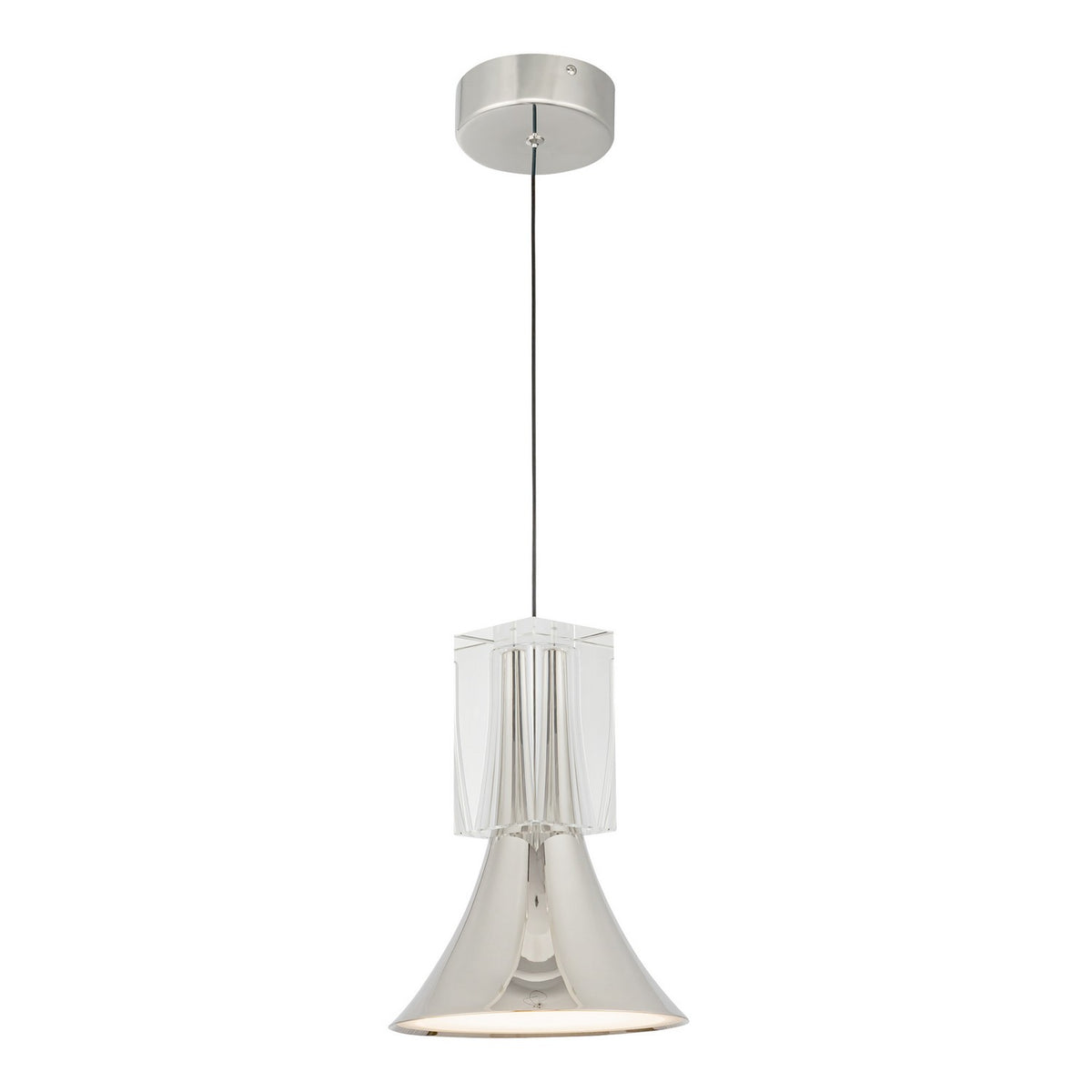 Kuzco Canada - PD94108-PN/CC-UNV - LED Pendant - Floe - Polished Nickel/Clear Crystal