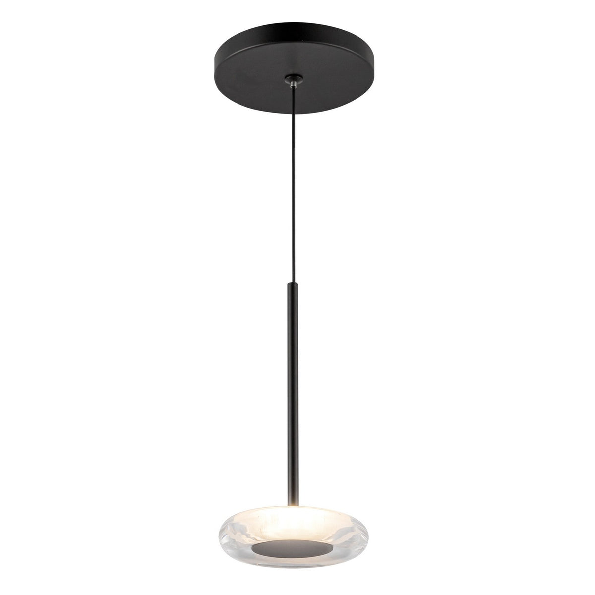 Kuzco Canada - PD97204-BK/CL - LED Pendant - Stephord - Black/Clear Glass