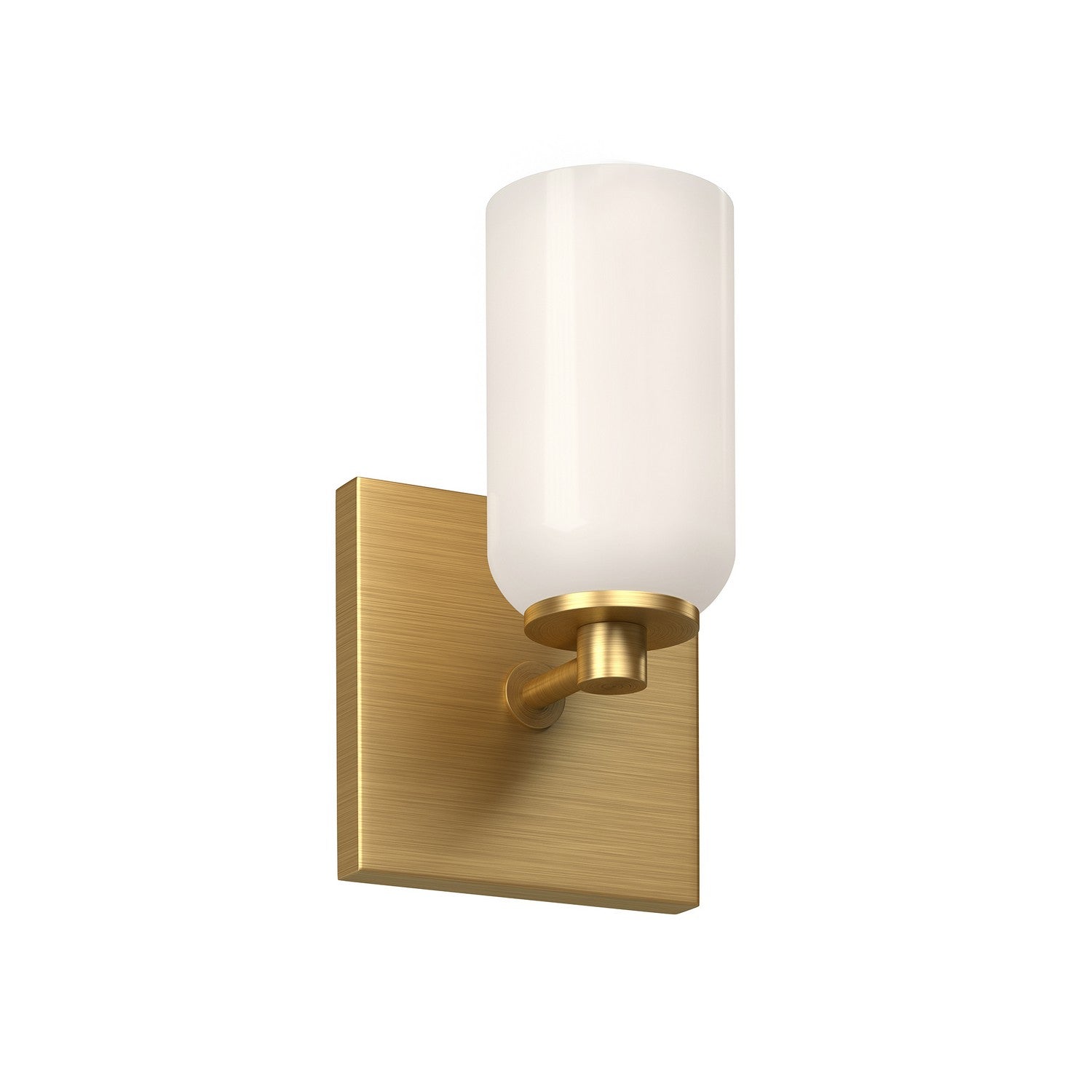Kuzco Canada - WS57704-BG/GO - One Light Wall Sconce - Nola - Brushed Gold/Glossy Opal Glass