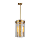 Artcraft Canada - AC10051BR - Three Light Pendant - Dahlia - Brushed Brass