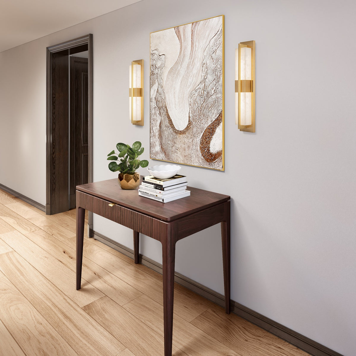 Artcraft Canada - AC11776BR - LED Wall Sconce - Briana - Brushed Brass