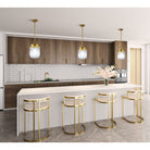 Artcraft Canada - AC12020BR - Une lumière Suspension - Myla - Laiton vintage