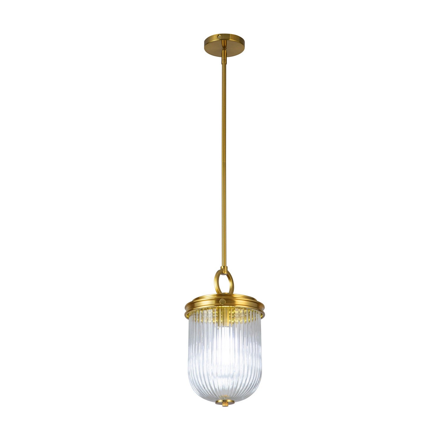 Artcraft Canada - AC12020BR - One Light Pendant - Myla - Vintage Brass