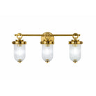 Artcraft Canada - AC12023BR - Applique murale trois lumières - Myla - Laiton vieilli