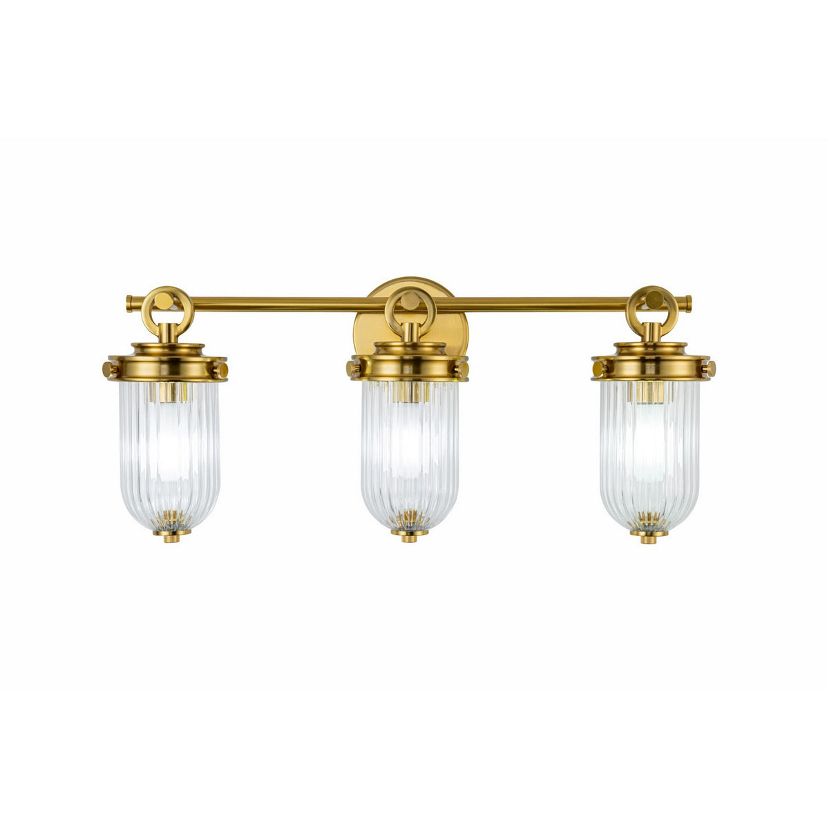 Artcraft Canada - AC12023BR - Three Light Bathroom Vanity - Myla - Vintage Brass