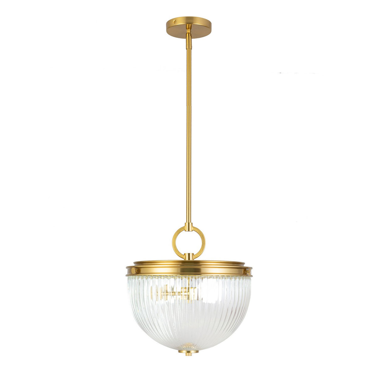 Artcraft Canada - AC12025BR - Two Light Pendant - Myla - Vintage Brass