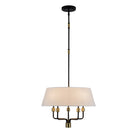 Artcraft Canada - AC12035BB - Cinq lumières Suspension - Providence - Noir, laiton brossé