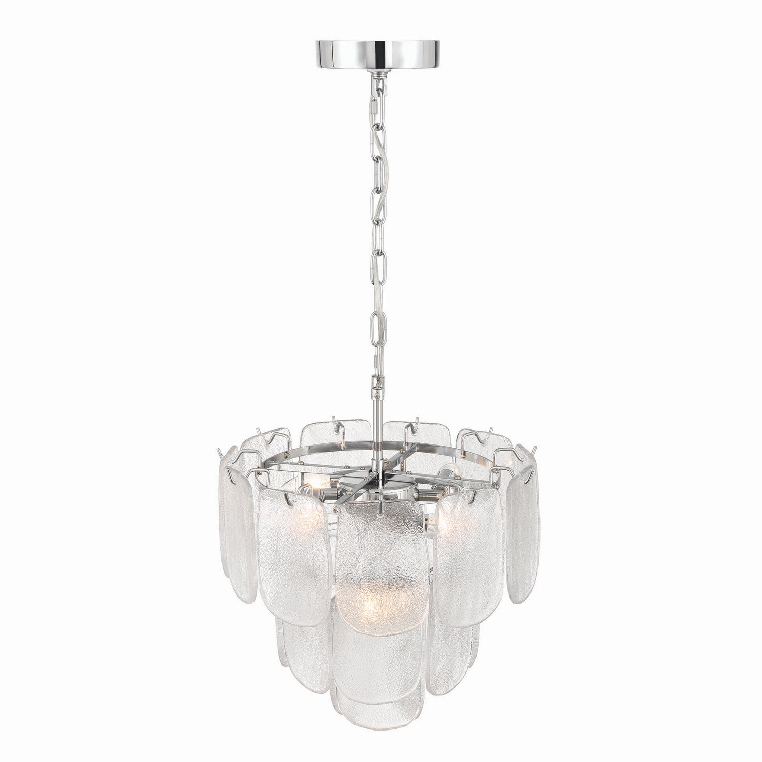 Artcraft Canada - AC12051CR - Five Light Pendant - Bianca - Polished Nickel, Crystalline