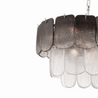 Artcraft Canada - AC12052CS - 12 Light Chandelier - Bianca - Polished Nickel, Crystalline Smoke