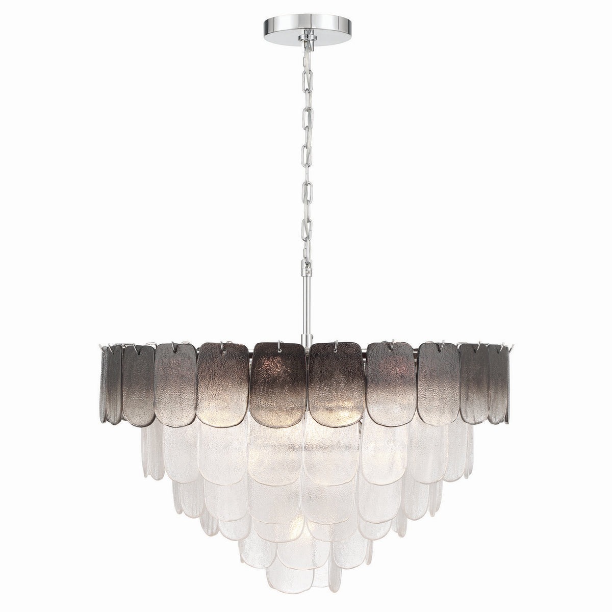 Artcraft Canada - AC12053CS - 19 Lumières Suspendu - Bianca - Nickel poli, fumée cristalline