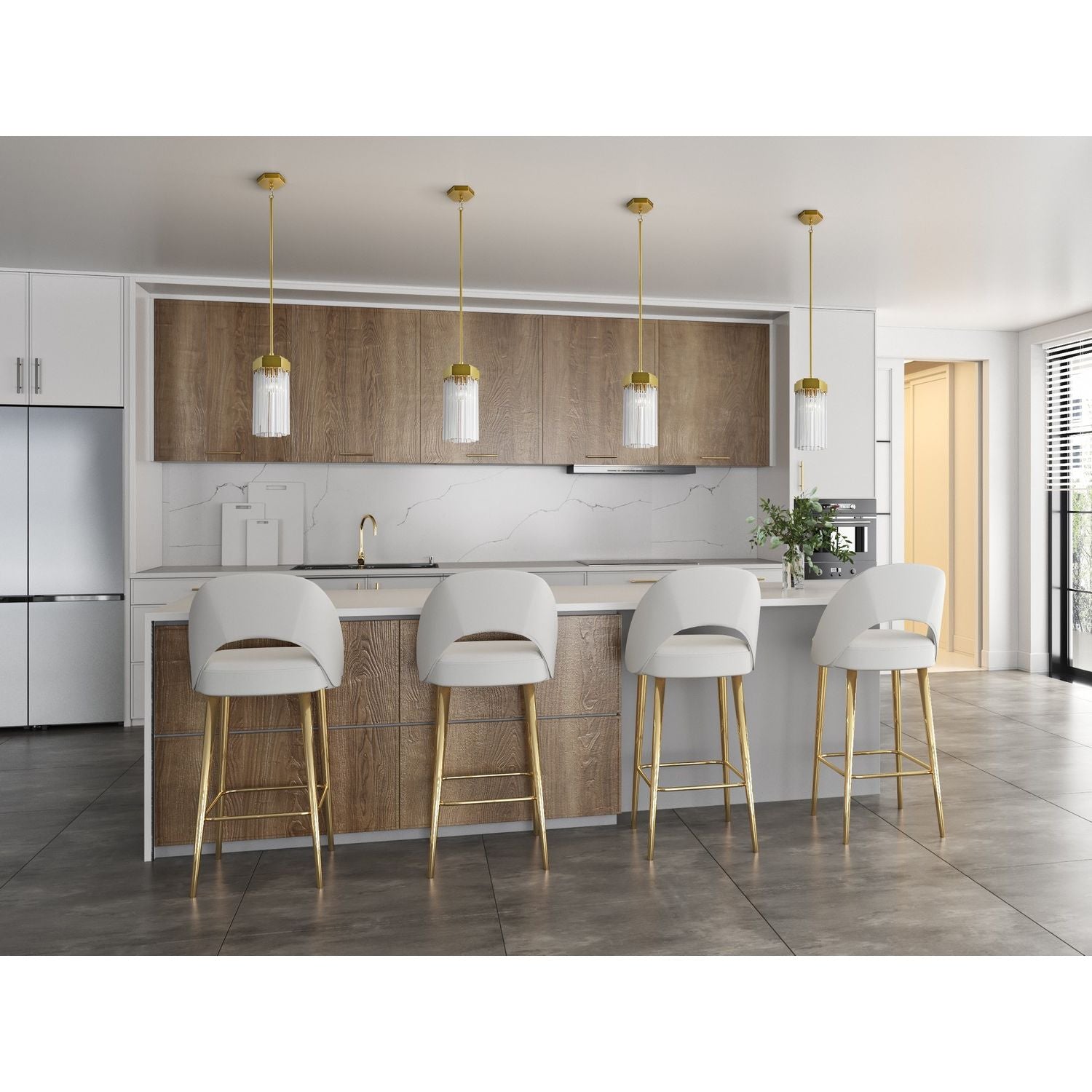 Artcraft Canada - AC12060BR - One Light Pendant - Emma - Brushed Brass