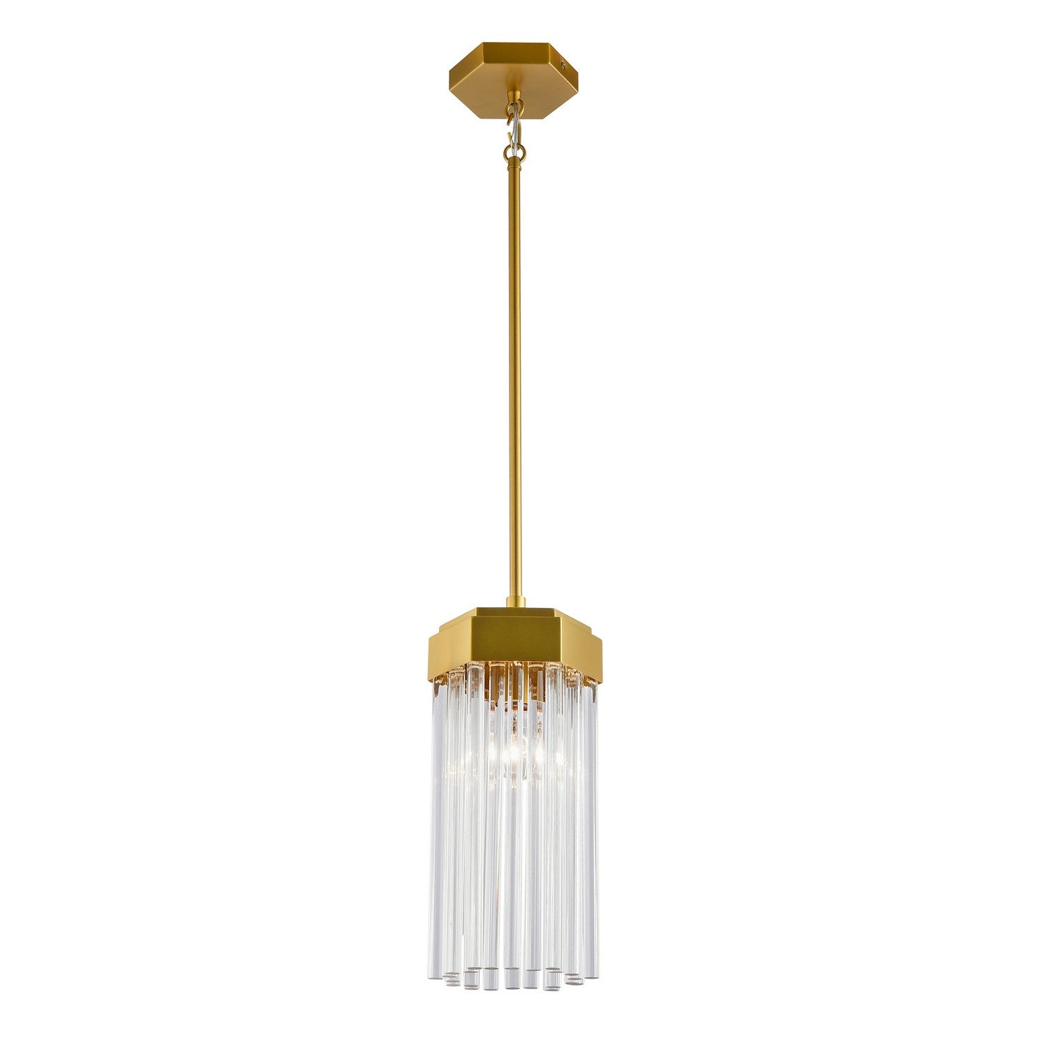 Artcraft Canada - AC12060BR - Une lampe Suspension - Emma - Laiton brossé