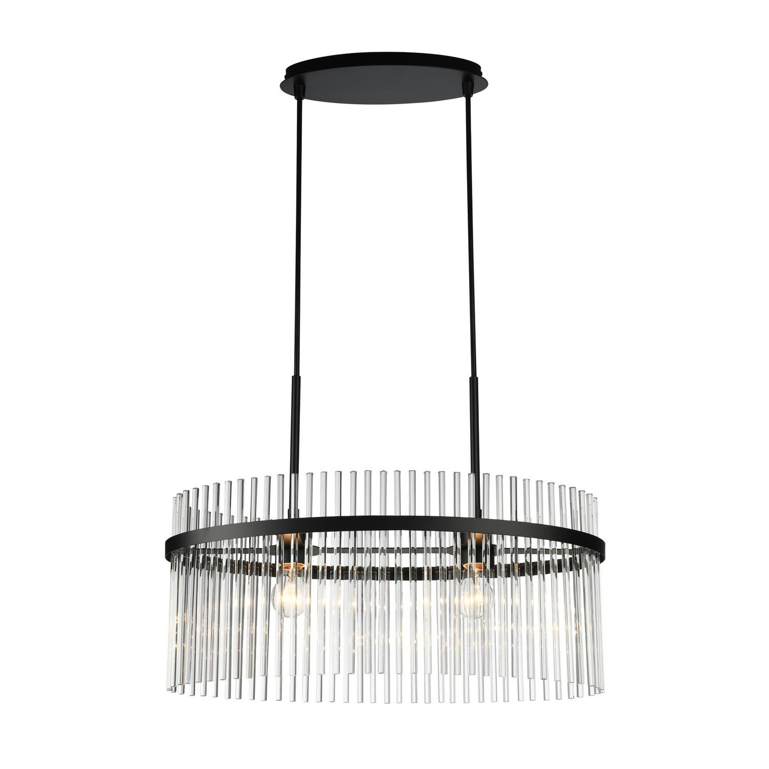 Artcraft Canada - AC12082BK - Two Light Chandelier - Ava - Black
