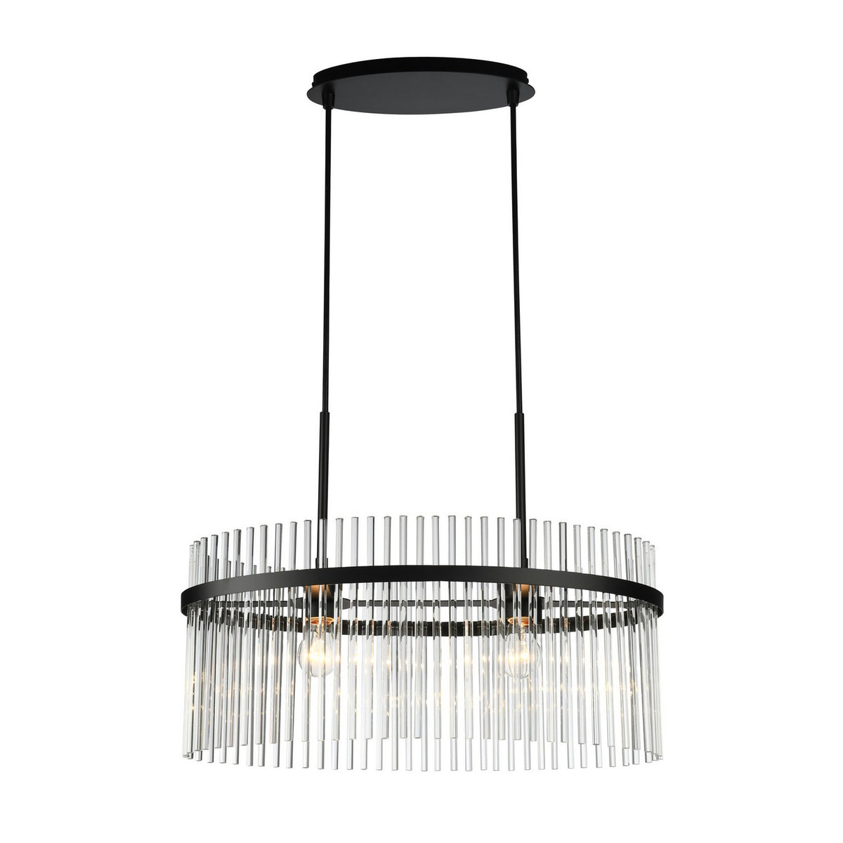 Artcraft Canada - AC12082BK - Two Light Chandelier - Ava - Black