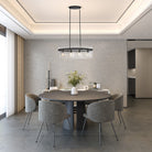 Artcraft Canada - AC12084BK - Four Light Island Pendant - Ava - Black